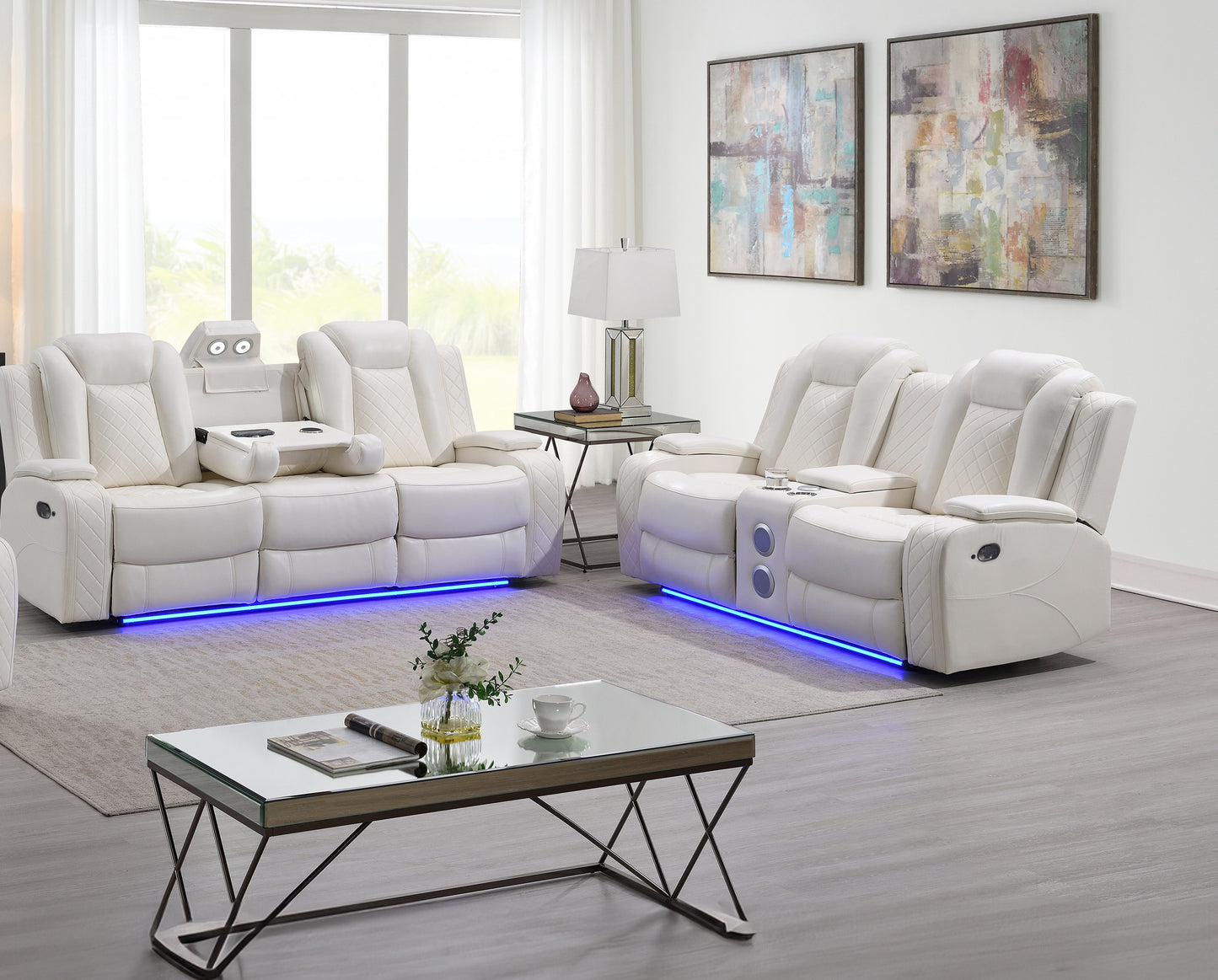 2PC BLUETOOTH RECLINER SET(DISPLAY SET)